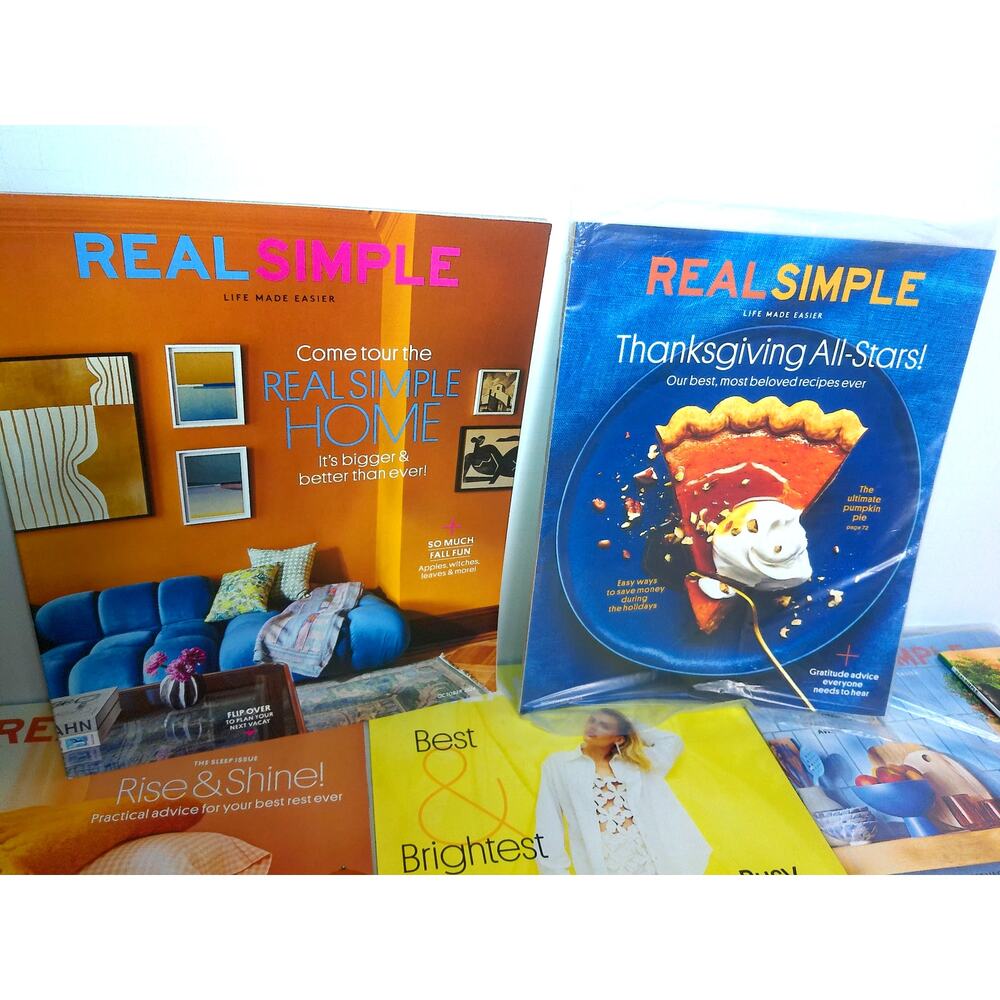 Real Simple Magazine 2024 Set OF 10 - Picture 3 of 7